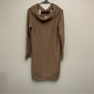 ASOS Women’s Off‎ the Shoulder Sweater Dress with Zip Sleeves Size 10